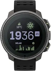 [SUUNTO] Vertical Wearable Titanium Smartwatch, Solar Black