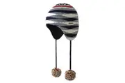 KANGOL Chameleon Earlap Beanie Hat K1459FA Winter Warm Pom Pom Wool Blend