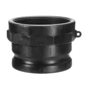 Part a 4" Male Adapter x 4" Female NPT Poly Cam Lock Fittings, Black