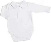 [Kissy Kissy] Basic LS Bodysuit Collar - White