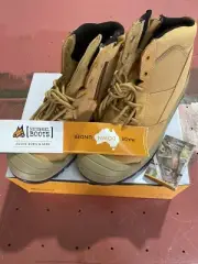 Mongrel Boots - Wheat ZipSider Boot Scuff Cap (461050) Brand New!