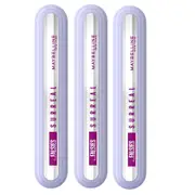 3x Maybelline The Falsies Surreal Extensions Washable Mascara 10ml 01 Very Black