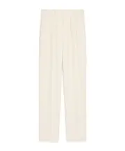 keith pants in cashmere flannel FR48 off white