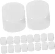 Vaguelly 50pcs Blank Gaming Dice Acrylic Dice for Handwriting Pad Printing for Creative Tabletop Board Games Custom Designs