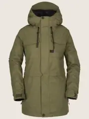Volcom Womens Leeland micro fleece lined snow jacket - Large RRP $300