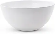 Lemon & Lime 25cm Melamine Deep Salad/Noodle Bowl Food Container Tableware White