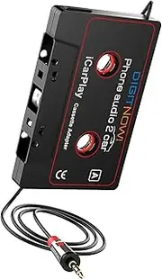 DIGITNOW! Car Cassette Adapter to Play Smartphone Music Through Cassette Deck