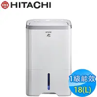 在飛比找Yahoo奇摩購物中心優惠-HITACHI日立 18L 1級LED觸控負離子清淨除濕機 