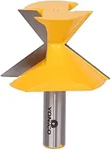 YONICO Router Bits Crown Molding Miter 52 Degree X 38 Degree 1/2-Inch Shank 16143