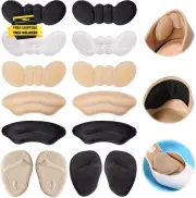 Heel Pads Inserts for Shoes, 7 Pairs High Heel Grips and Metatarsal Pads for Wom