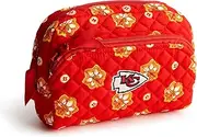 Vera Bradley Women's Cotton NFL Medium Cosmetic Makeup Organizer Bag (Multiple Teams Available)