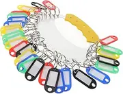 DINHEAROM 1Set Portable Key Tags Keyring Classification Plates for Household and Office Key Storage Elegant Design for Easy Organization and Quick Access