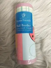 NEW Home Trends Wallpaper Wall Border Bubble Gum Garden Washable Strippable