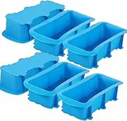 Roczentia 6 Pack Extra Large Ice Mold,Extra Large Ice Mold,Ice Cube Block Mold,Ice Maker Block,Silicone Ice Cube Block Mold,Flexible Ice Maker Block for Home Ice Bath Chiller Food