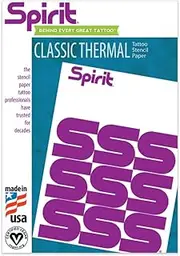 Spirit Brand Tattoo Transfer Paper Freehand Thermal for Stencils by ReproFX (Freehand 8.5x11")