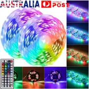 3528 RGB LED Strip Lights 5M 10M 15M 20M 44 Key Remote 12V Power Supply Set Deco