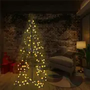 Christmas Cone Tree with 160 LEDs Indoor Outdoor 78x120 cm Holiday Decoration