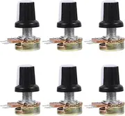 10pcs Ohm Linear Taper Rotary Potentiometer Knob Adjustable Potentiometer Kit Electronics Projects Single Turn Variable Resistor