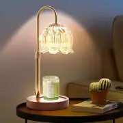 Fragrance Candle Warmer Lamp，Electric Candle Warmer with Timer & Dimmer，Mom Chri