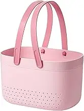 Shower Basket - Flexible Kitchen Storage Basket, Reliable Drain Shower Basket | Comfortable Bathroom Shower Basket with Drain Organizer Bin, Kitchen Shower Basket for Bathroom and Kitchen