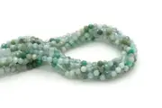 Natural Amazonite Faceted Round Ball Sphere Loose Gemstone 3mm Beads - RNF68
