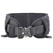 BT007 Molle Oxford Adjustable Tactical Waist Belt Outdoor Hunting CS Army Girdle Tactical Belt BLACK COLOR
