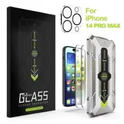 2 Pack Screen Protector iPhone 14 Pro Max 6.7-inch & 1 pc Camera lens protector