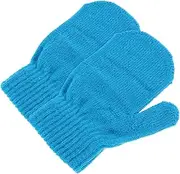 [CATIEBYE] Baby Winter Mittens Soft Knitted Gloves for Boys and Girls Unisex Plush Cuffs Warm Winter Gloves for Toddlers