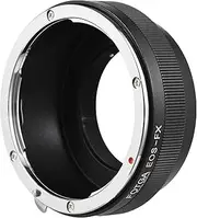 M l Lens Mount Adapter Ring Al num Alloy for EOS EF/EFS Mount Lens to X-Pro1/X-E1/X-E2/X-A1/X-M1/X-T1 X-Mount Mirrorl Camera Black One Size