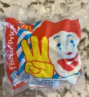 McDonalds Fisher Price Happy Meal Toy 1997 McDonald's Elephant Zebra Train NIP