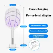 Mosquito Killer Lamp USB Rechargeable Electric Mosquito Net Fly Swatter with UV