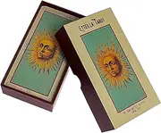 Vieux Monde Express Grand Etteilla Tarot Deck Trois & Guide | Oversized, Tarot Egyptien | published in The 1800s, B.P. Grimaud, Vintage Divination, Facsimile, Red