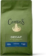 Campos Coffee 250G OR 500G (Your Choice) Whole Beans OR Ground Espresso Home Light / Medium / Dark Roast Premium Australian Coffee Beans For Any Brewer ALL FLAVOURS (250G DECAF Coffee (WHOLE BEANS))