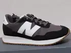New Balance 237 Retro Running Sneakers WS237NB Black Grey Women's Size 11 B