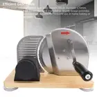 Manual Bread Slicing Machine Adjustable Thickness Cutter With Hand Crank For