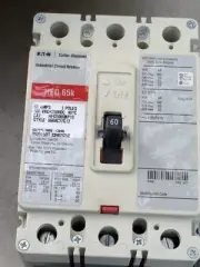 CUTLER-HAMMER HFD3060BP10 RED LABEL CIRCUIT BREAKER 3 POLE 60 AMP 600VAC