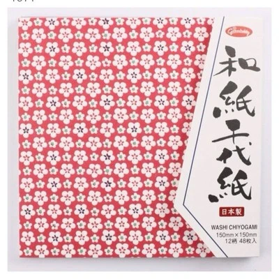 Origami Papers 12 Patterns 48 Sheets Japanese Pattern Chiyogami 15 cm Kawaii
