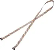 uxcell IDC Rainbow Wire Flat Ribbon Cable 2.54mm Pitch 16 Pin Connection Line FC Dual Female Black Connector for DIY Experiment 5 Ft Length 1 Pcs