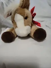Aurora Flopsies Cheyenne Horse Lying DownStuffed Animal Plush Beanbag