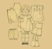 18" Antique Doll Clothing Pattern #2930