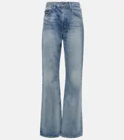 [Nili Lotan] Nili Lotan Mitchell low-rise wide-leg jeans 30 blue