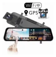 1 set 10 Inch Full Screen Streaming Rearview Mirror In Car Dvr