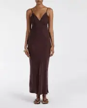 Dissh Cupro Midi Dress Size-16 BNWT