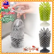 Turtle Brush with Suction Cup for Tank Back Brush Shell Cleaning Scrub AU