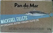Pan do Mar Pan do Mar Mackerel Fillets in Organic Olive Oil, 120 g