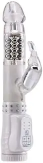 Limited Edition Rabbit Vibrator With Diamond Collar Sex Toy Masturbation Vibe Gspotter Toys For Women Rabbit Stim 6 Inch Dildo Sucking Dildo Thrusting