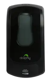 Dolphy Automatic Touchless Foam Dispenser 1000ml - Black ABS, Infrared Sensor, Refillable Design for Hygienic Hands-Free Soap & Sanitiser Use in Commercial & Residential Settings
