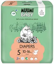 Muumi Nappies Size 5 Maxi Plus 10-16kg 44's