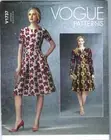 Vogue Sewing Pattern 1737, Dress with Variations, Size 14 - 22, New