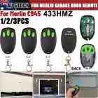 1/2X Remote Control FOR Garage Door Gate Replacement for Merlin C945 Security